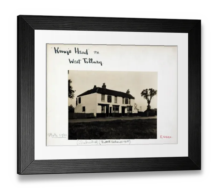 Framed Print : Photograph of Kings Head PH, West Tilbury, Essex Framed Print : Photograph of Kings Head PH, West Tilbury, Essex
