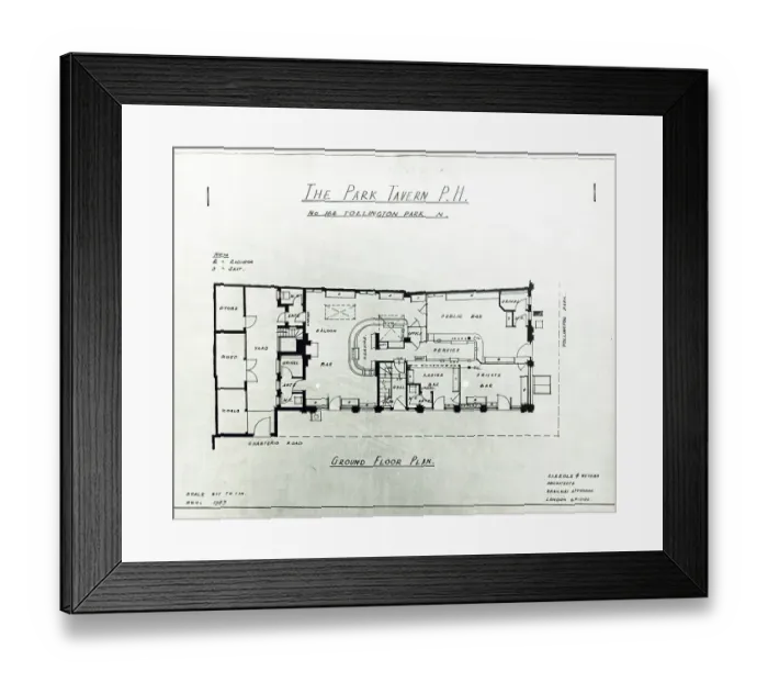 Framed Print : Photograph of Park Tavern, Finsbury Park, London Framed Print : Photograph of Park Tavern, Finsbury Park, London