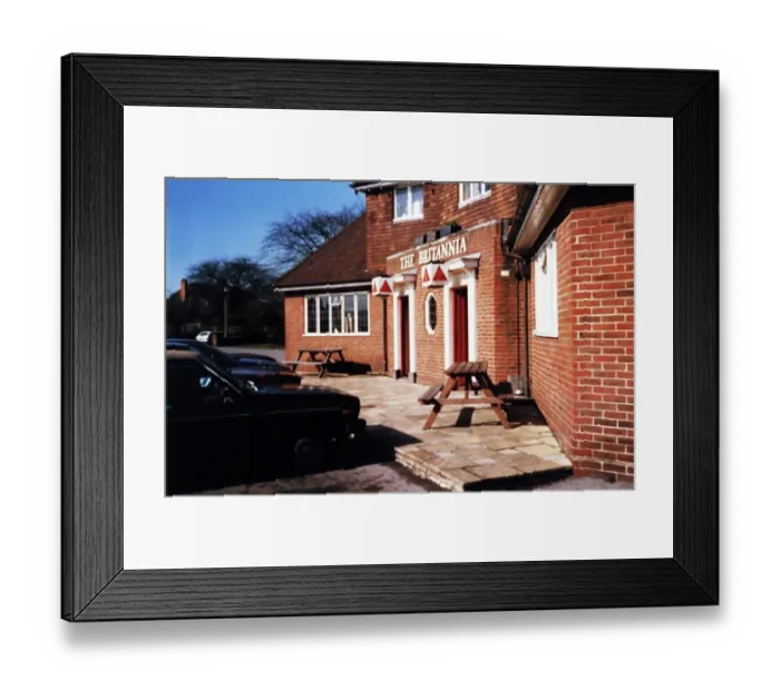Framed Print : Photograph of Britannia PH, Lancing, Sussex Framed Print : Photograph of Britannia PH, Lancing, Sussex