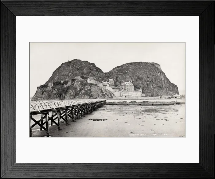 Framed Print : Dumbarton Castle on the River Clyde, Scotland Framed Print : Dumbarton Castle on the River Clyde, Scotland