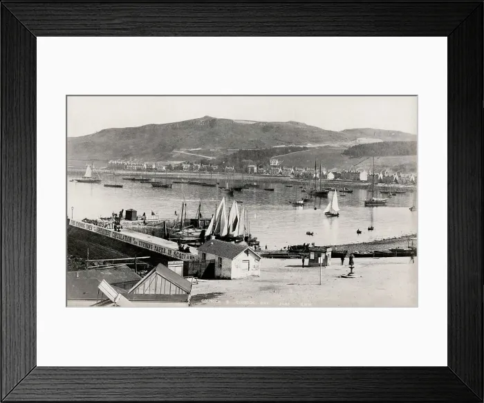 Framed Print : The pier and bay at Gourock Scotland Framed Print : The pier and bay at Gourock Scotland