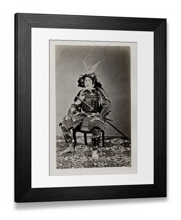 Framed Print : Solider in armour, Japan Framed Print : Solider in armour, Japan
