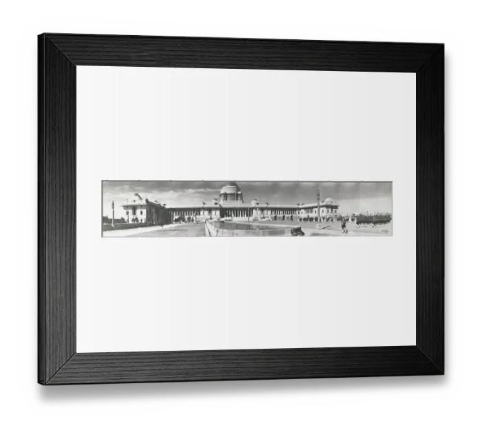 Framed Print : Vintage photograph of buildings, New Delhi, India Framed Print : Vintage photograph of buildings, New Delhi, India