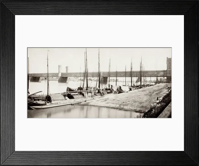 Framed Print : Railway bridge at Cologne, Koln, Germany Framed Print : Railway bridge at Cologne, Koln, Germany