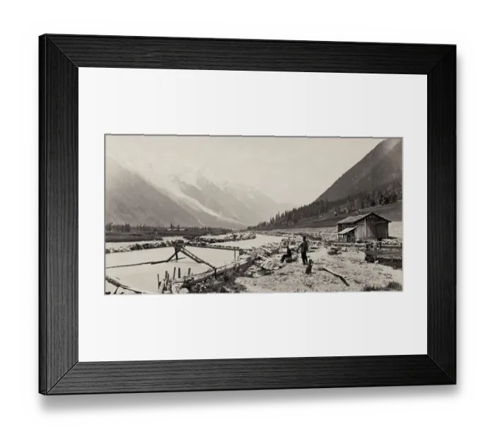 Framed Print : Chamonix Valley and Mont Blanc, France Framed Print : Chamonix Valley and Mont Blanc, France