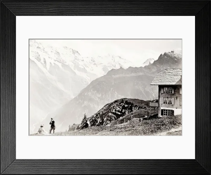 Framed Print : Murren, Schilthorn peak, Swiss Alps, Switzerland Framed Print : Murren, Schilthorn peak, Swiss Alps, Switzerland