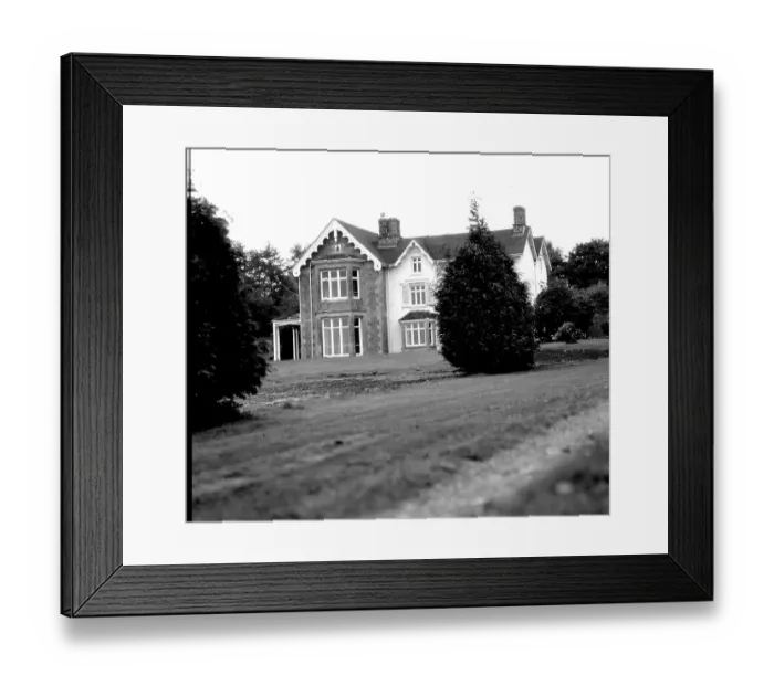 Framed Print : Ravenscroft (now called Cleddon Hall), Trellech, Monmouthshire, Wales, birthplace of Bertrand Russell (1872-1970), British philosopher and author. The house was the home of his parents, Lord and Lady Amberley. Date: circa 1960s Framed Print : Ravenscroft (now called Cleddon Hall), Trellech, Monmouthshire, Wales, birthplace of Bertrand Russell (1872-1970), British philosopher and author. The house was the home of his parents, Lord and Lady Amberley. Date: circa 1960s