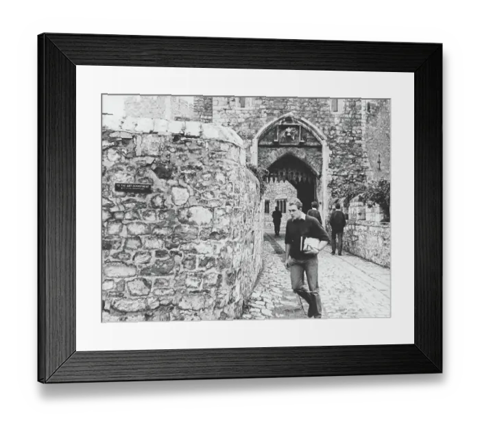 Framed Print : Schoolboys at Atlantic College (United World College of the Atlantic), St Donat's Castle, Llantwit Major, Glamorgan, South Wales. Date: 1969 Framed Print : Schoolboys at Atlantic College (United World College of the Atlantic), St Donat's Castle, Llantwit Major, Glamorgan, South Wales. Date: 1969