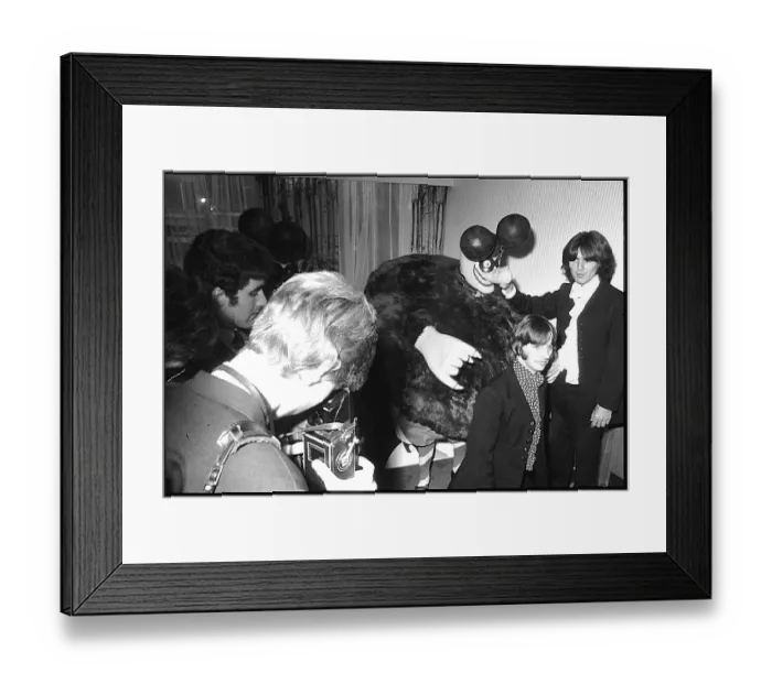 Framed Print : The Beatles at the PR launch of Yellow Submarine (the name of both an LP album and an animated film). Date: late 1960s Framed Print : The Beatles at the PR launch of Yellow Submarine (the name of both an LP album and an animated film). Date: late 1960s