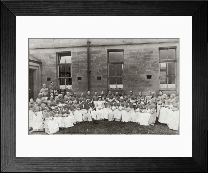 Framed Print : Burnley Workhouse Inmates Framed Print : Burnley Workhouse Inmates