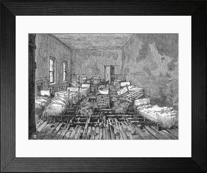 Framed Print : Fire at Whitechapel and Poplar School, Forest Gate Framed Print : Fire at Whitechapel and Poplar School, Forest Gate