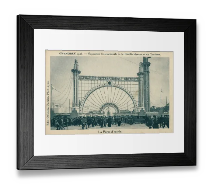 Framed Print : Grenoble 1925 Exposition Internationale Framed Print : Grenoble 1925 Exposition Internationale
