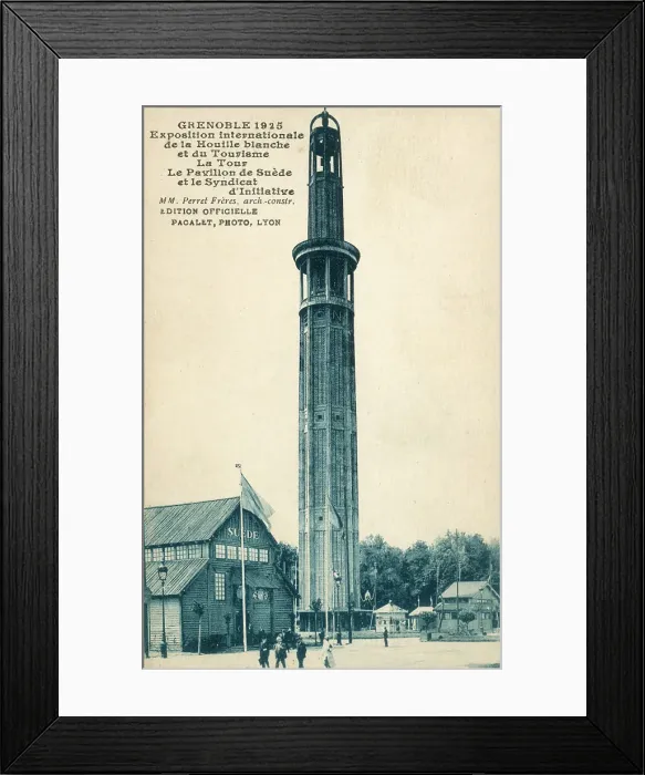 Framed Print : Grenoble 1925 Exposition Internationale Framed Print : Grenoble 1925 Exposition Internationale