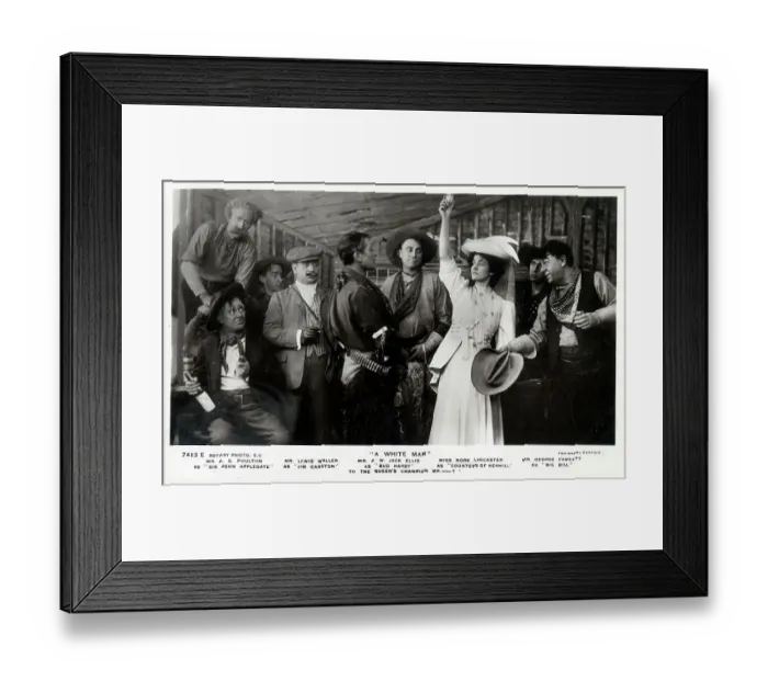 Framed Print : A White Man - play at The Lyric Theatre, London Framed Print : A White Man - play at The Lyric Theatre, London