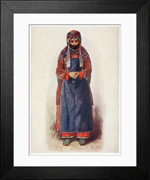 Framed Print : Turko-Tatar Woman from Sheki, Azerbaijan Framed Print : Turko-Tatar Woman from Sheki, Azerbaijan
