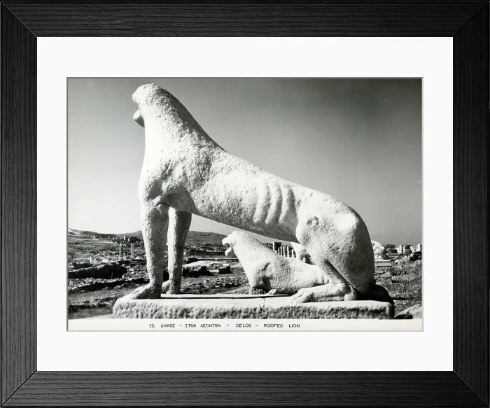 Framed Print : The Lions of Delos, Greece Framed Print : The Lions of Delos, Greece