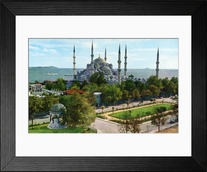 Framed Print : Istanbul, Turkey - The Blue Mosque and Hippodrome Framed Print : Istanbul, Turkey - The Blue Mosque and Hippodrome