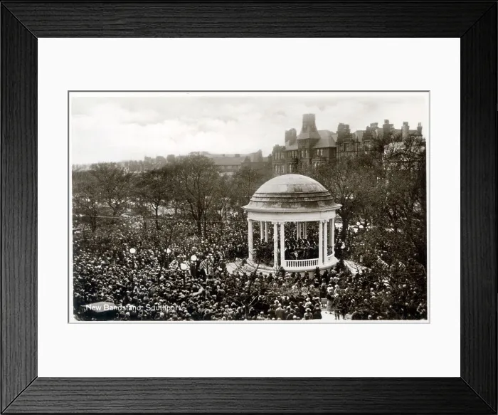 Framed Print : Southport, Merseyside, England - New Bandstand Framed Print : Southport, Merseyside, England - New Bandstand