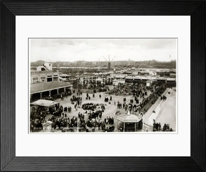 Framed Print : Southport, Merseyside, England -The Pleasure Beach Framed Print : Southport, Merseyside, England -The Pleasure Beach