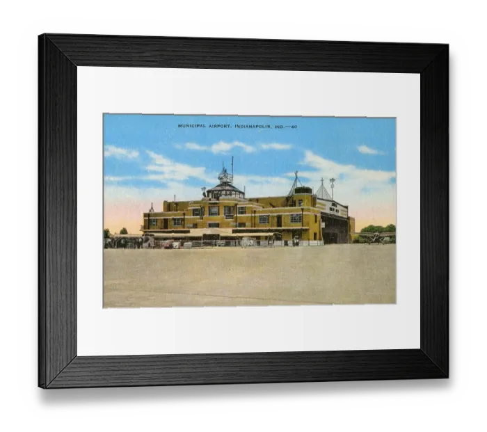 Framed Print : Municipal Airport, Indianapolis, Indiana, USA Framed Print : Municipal Airport, Indianapolis, Indiana, USA