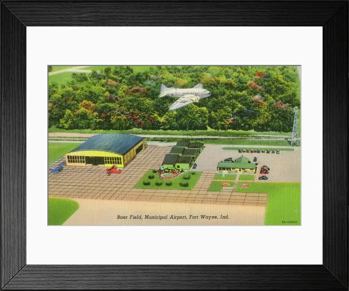 Framed Print : Baer Field, Munioipal Airport, Fort Wayne, Indiana Framed Print : Baer Field, Munioipal Airport, Fort Wayne, Indiana