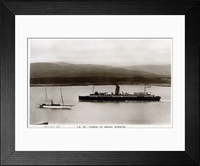 Framed Print : Steamship TS St Tudno of the LNWSC Framed Print : Steamship TS St Tudno of the LNWSC