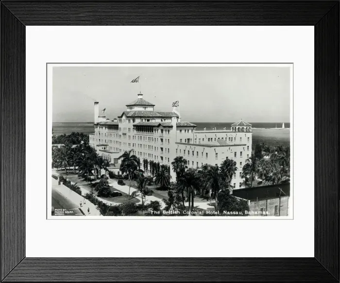 Framed Print : Nassau, Bahamas - The British Colonial Hotel Framed Print : Nassau, Bahamas - The British Colonial Hotel