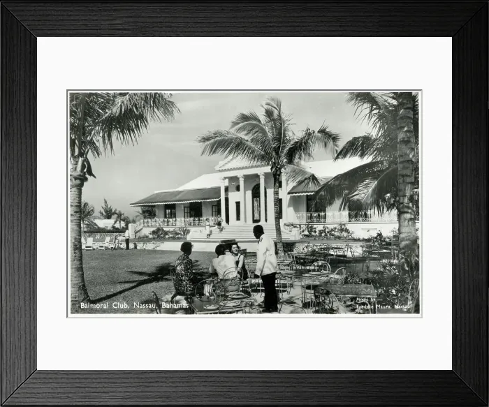 Framed Print : Nassau, Bahamas - Balmoral Club Framed Print : Nassau, Bahamas - Balmoral Club