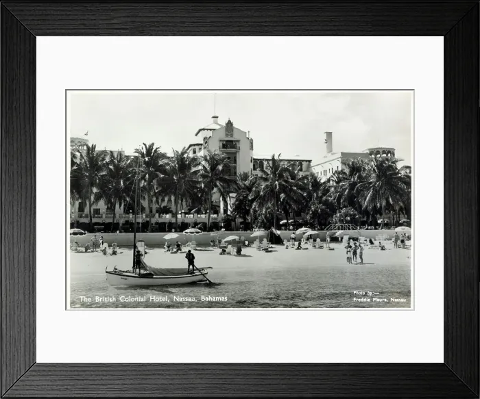 Framed Print : Nassau, Bahamas - The British Colonial Hotel Framed Print : Nassau, Bahamas - The British Colonial Hotel