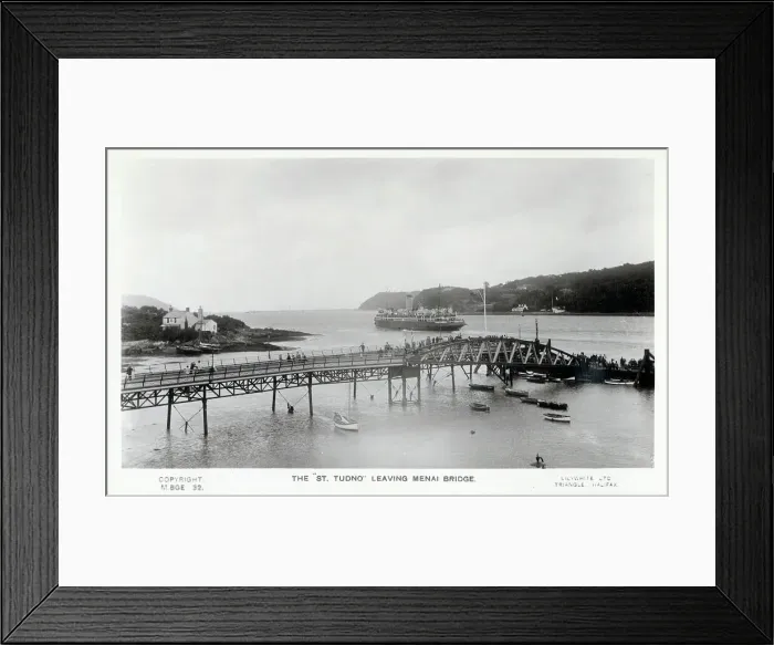 Framed Print : Steamship TS St Tudno of The LNWSC Framed Print : Steamship TS St Tudno of The LNWSC