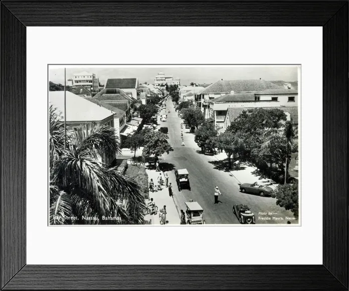 Framed Print : Nassau, Bahamas - Bay Street Framed Print : Nassau, Bahamas - Bay Street