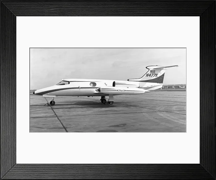 Framed Print : Gates Learjet 23 N477K Tracy I Framed Print : Gates Learjet 23 N477K Tracy I