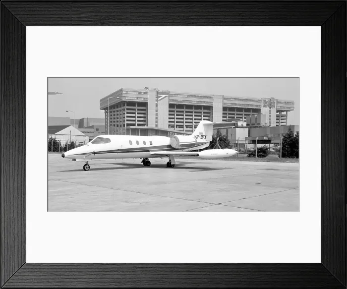 Framed Print : Learjet 35 VR-BFX Framed Print : Learjet 35 VR-BFX