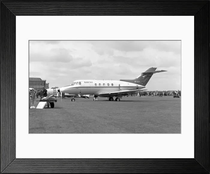 Framed Print : Hawker Siddeley HS. 125 series 3 VH-ECF Framed Print : Hawker Siddeley HS. 125 series 3 VH-ECF