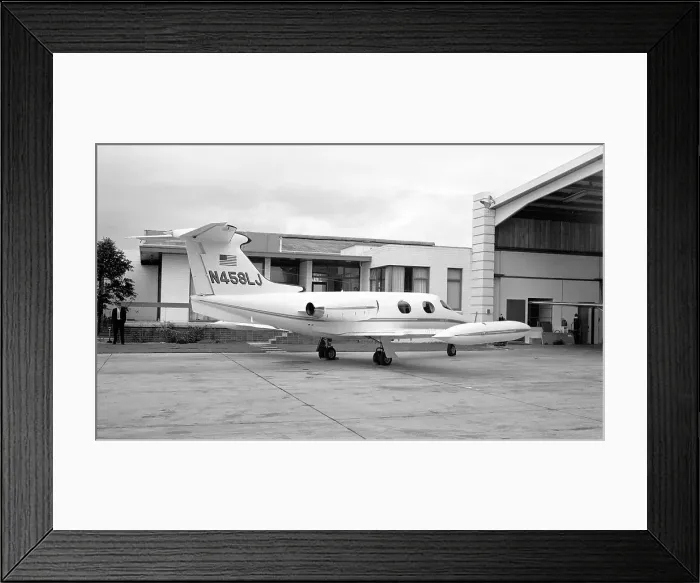 Framed Print : Gates Learjet 24 N458LJ Framed Print : Gates Learjet 24 N458LJ