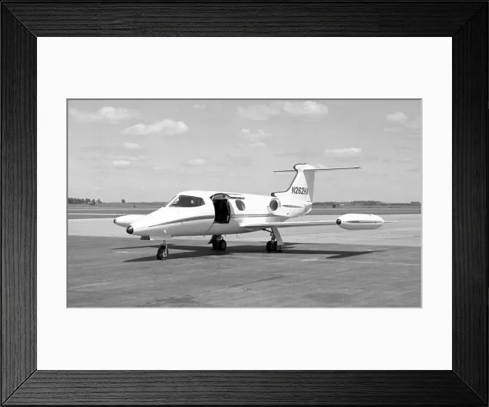 Framed Print : Gates Learjet 24 N262HA Framed Print : Gates Learjet 24 N262HA