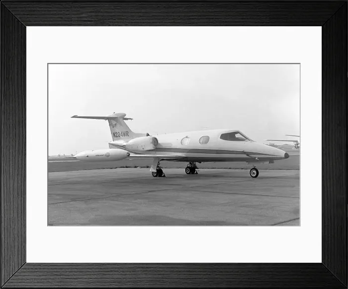Framed Print : Gates Learjet 24 N234WR Framed Print : Gates Learjet 24 N234WR