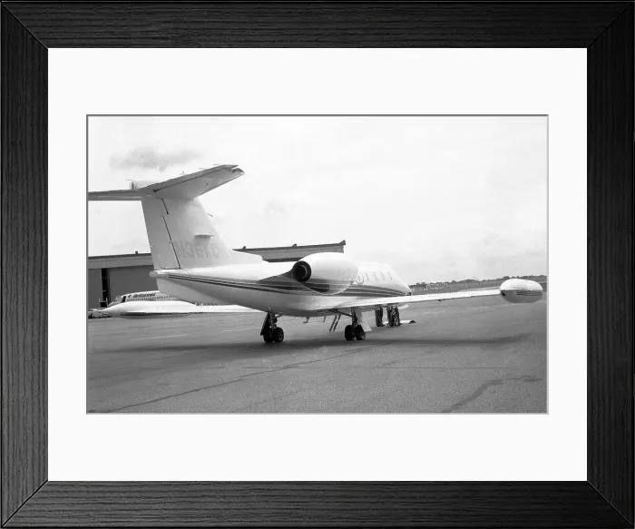 Framed Print : Gates Learjet 35 N35KC Framed Print : Gates Learjet 35 N35KC