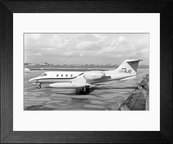 Framed Print : Gates Learjet 36 VR-BJD Framed Print : Gates Learjet 36 VR-BJD