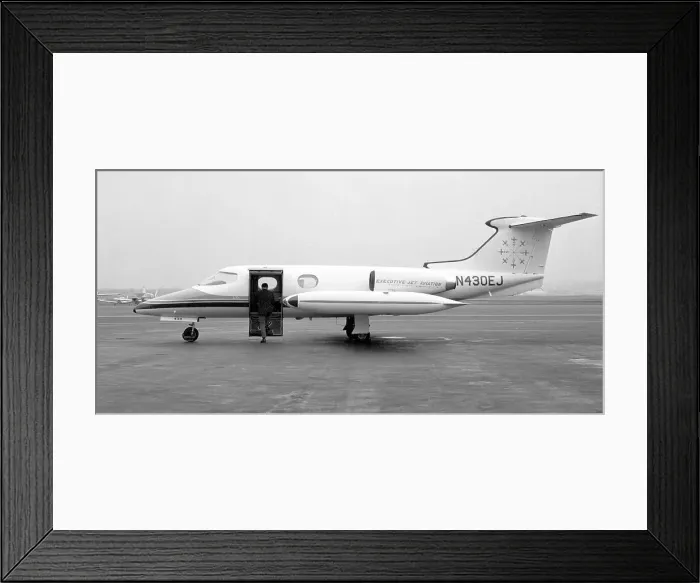 Framed Print : Gates Learjet 23 N430EJ Framed Print : Gates Learjet 23 N430EJ
