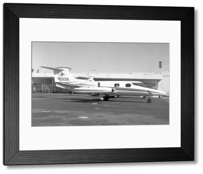 Framed Print : Gates Learjet 24 N232R Framed Print : Gates Learjet 24 N232R
