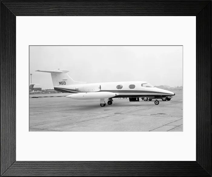 Framed Print : Gates Learjet 23 N5D Framed Print : Gates Learjet 23 N5D
