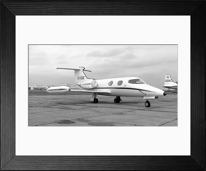 Framed Print : Gates Learjet 24 OY-EGE Framed Print : Gates Learjet 24 OY-EGE