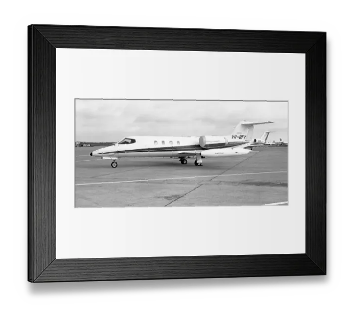Framed Print : Gates Learjet 35 VR-BFX Framed Print : Gates Learjet 35 VR-BFX
