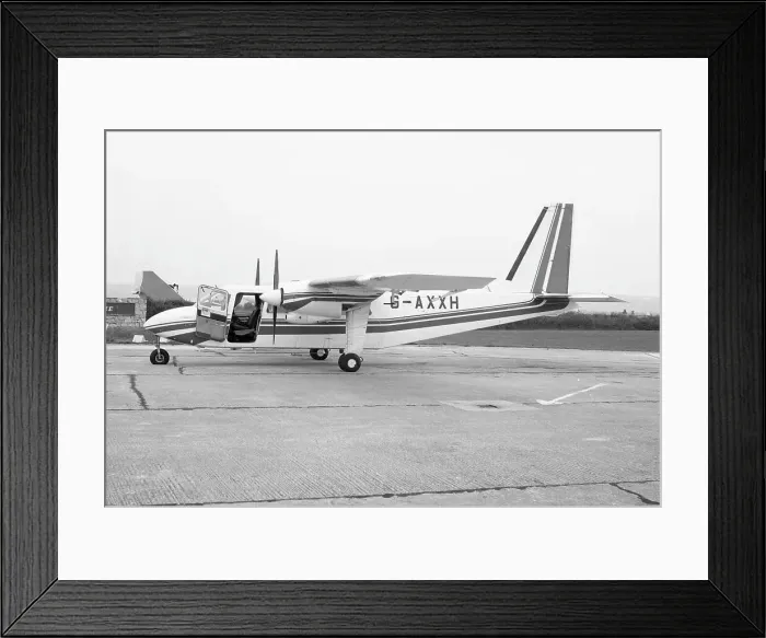 Framed Print : Britten-Norman BN-2A Islander G-AXXH Framed Print : Britten-Norman BN-2A Islander G-AXXH