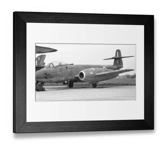 Framed Print : Gloster Meteor F. 8 7258M Framed Print : Gloster Meteor F. 8 7258M