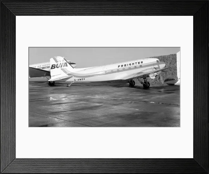 Framed Print : Douglas DC-3C G-AMSV Framed Print : Douglas DC-3C G-AMSV