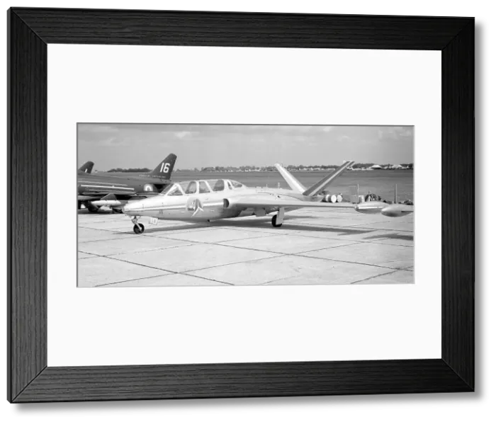 Framed Print : Fouga CM. 170 Magister FTF-VJ Framed Print : Fouga CM. 170 Magister FTF-VJ
