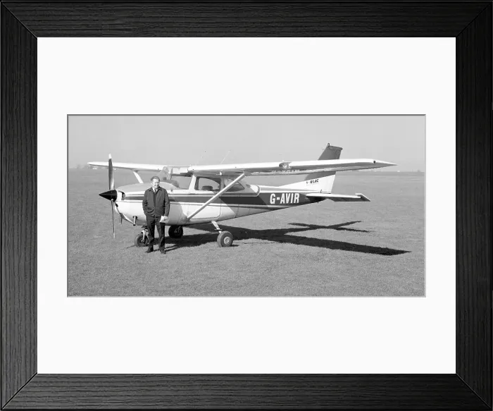Framed Print : Reims-Cessna F172H G-AVIR Framed Print : Reims-Cessna F172H G-AVIR