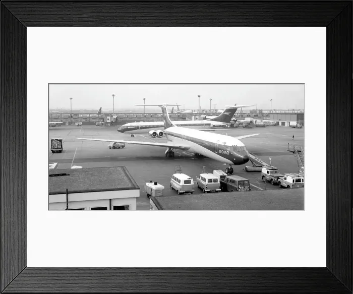 Framed Print : BAC Super VC10 G-ASGF Framed Print : BAC Super VC10 G-ASGF